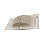 36"x18" White Rectangular Single Vanity Top