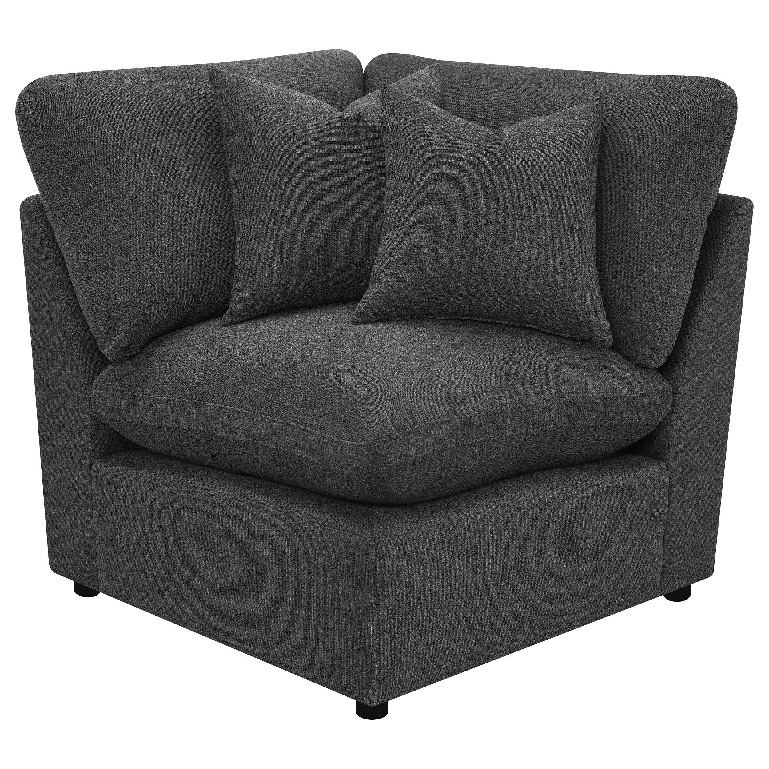 Collins Modular Corner Chair Dark Grey-