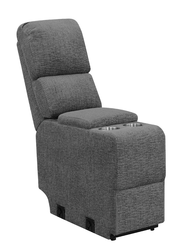 Bahrain Upholstered Console Charcoal-CoasterEssence