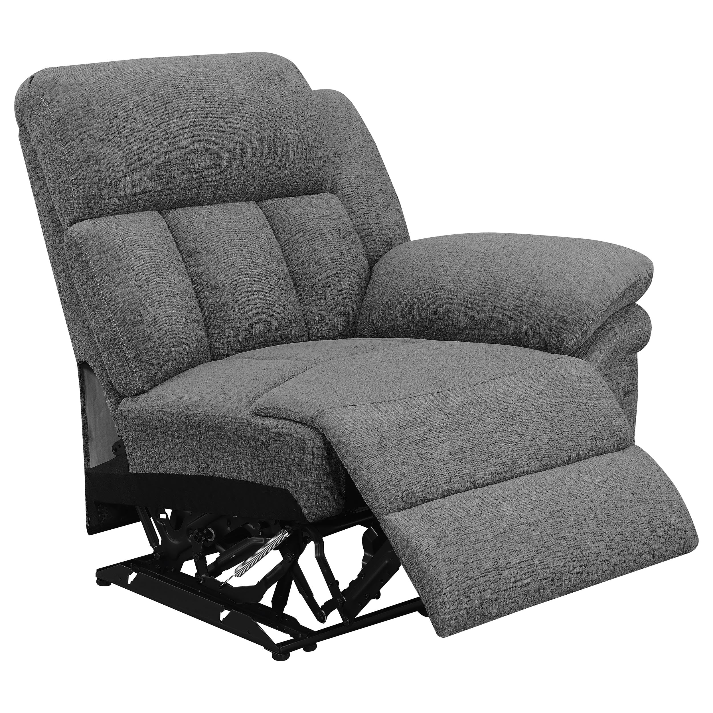 Bahrain 5-piece Upholstered Home Theater Seating Charcoal-CoasterEssence