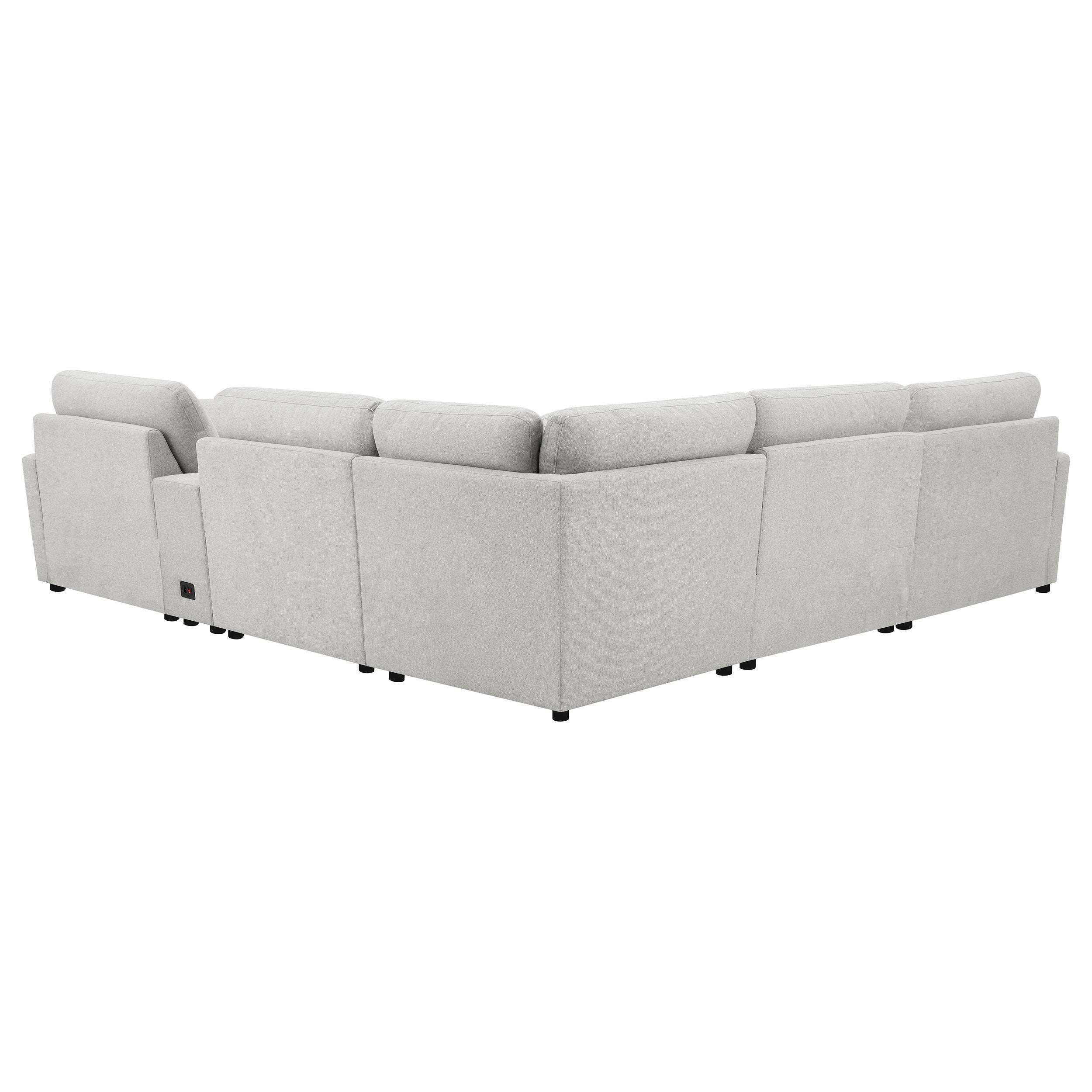 Collins 6-piece Modular Power Reclining Sectional Grey-
