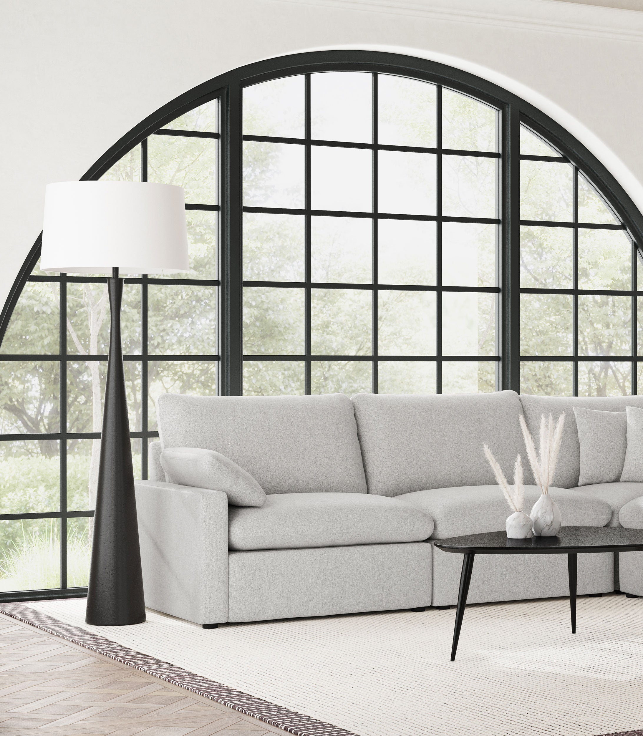 Collins Modular RAF Power Recliner Grey-
