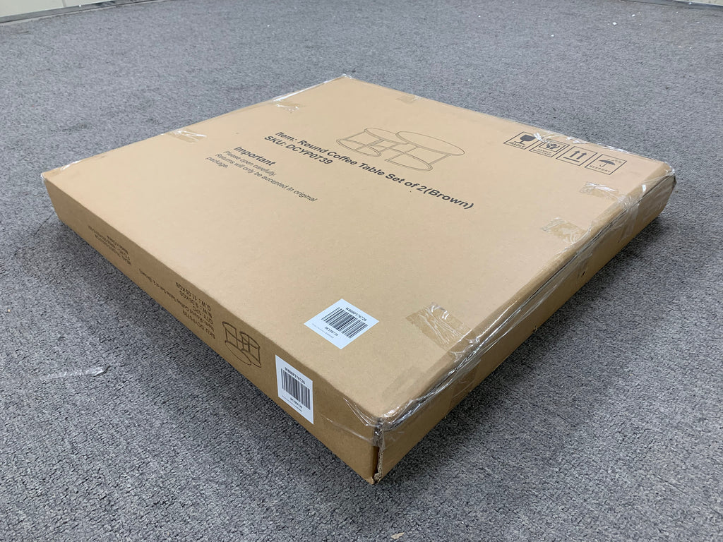 27.6" Nesting Coffee Table Set of 2