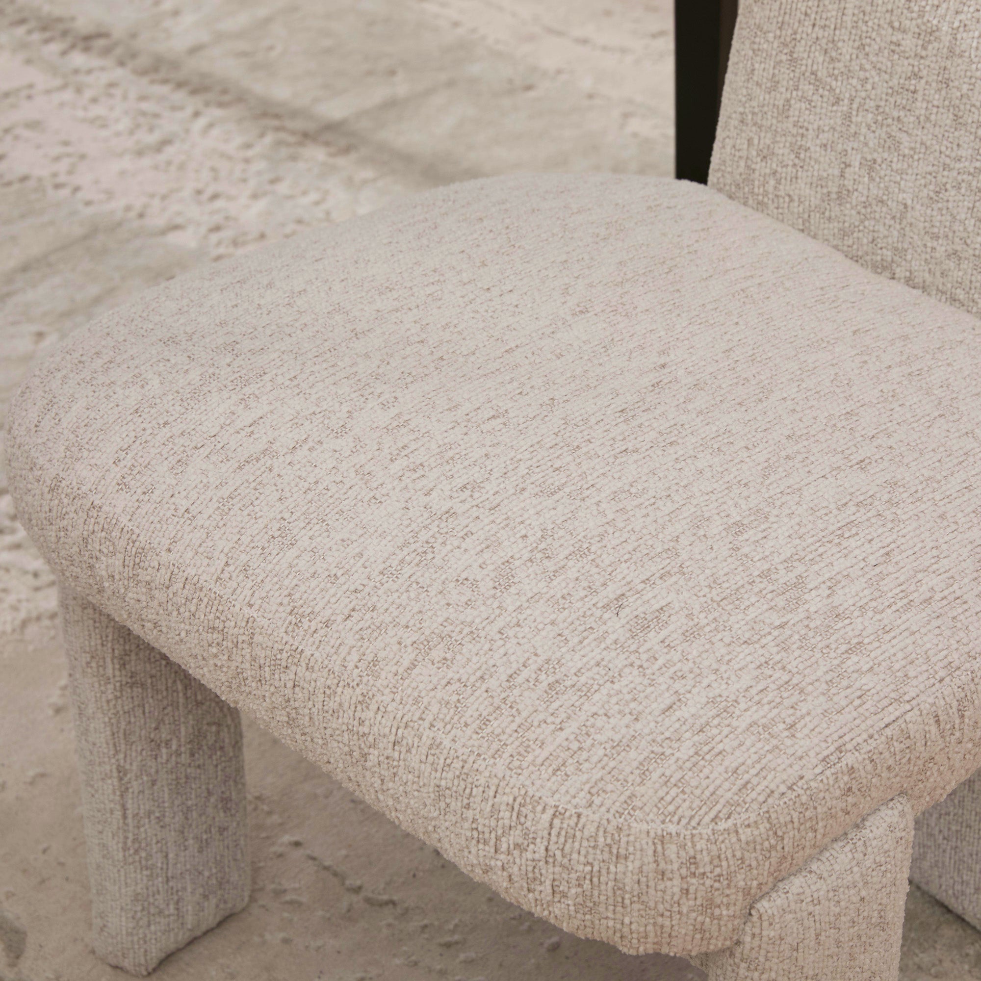Upholstered Chenille Dining Chair Set of 4