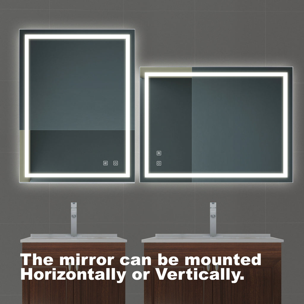 32x24 Inch Bathroom Led Classy Vanity Mirror