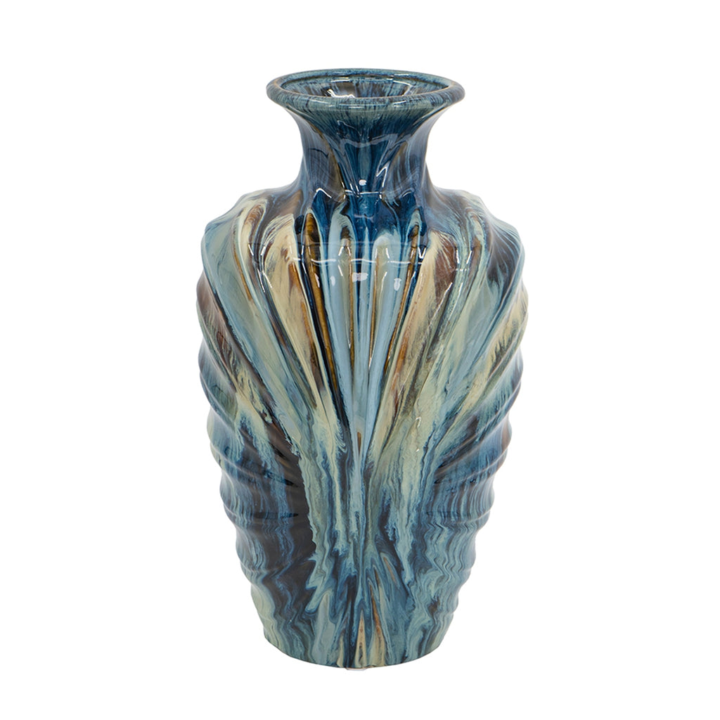 D8.7x15.5" Ceramic Decorative Vase