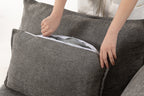 129.8" Cloud Couch Oversized Modular Sectional Sofa