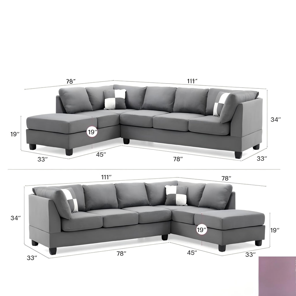 Malone G633B-SC Sectional (3 Boxes)