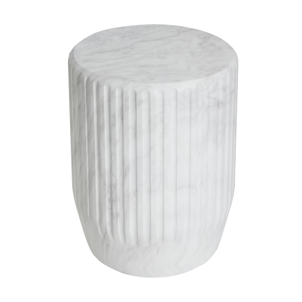 Outdoor Cicci Carved Side Table