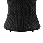 KONO Hourglass Rattan Table with No Glass Top