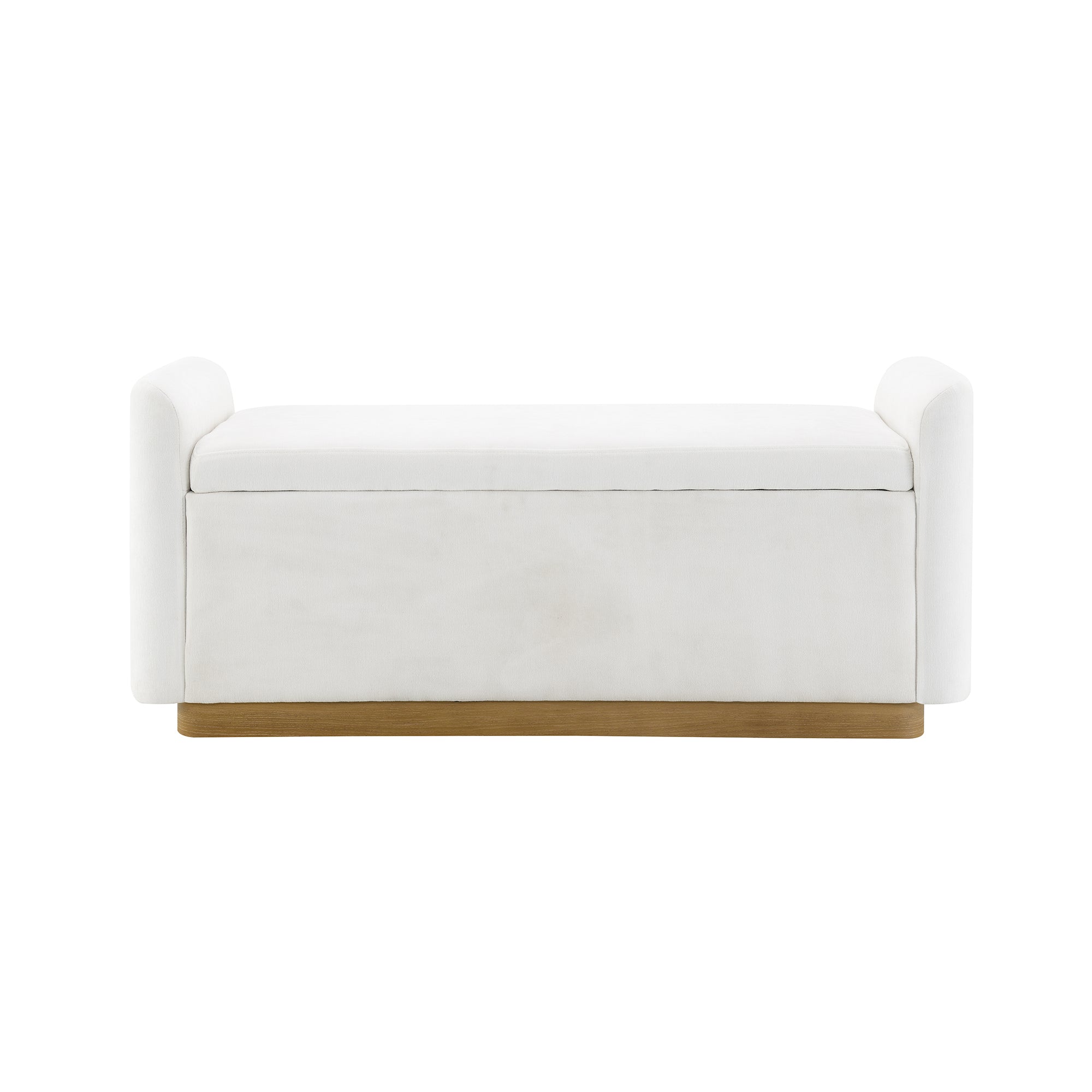 49" Bench with Storage, Storage Ottoman Bench with Safety Hinge