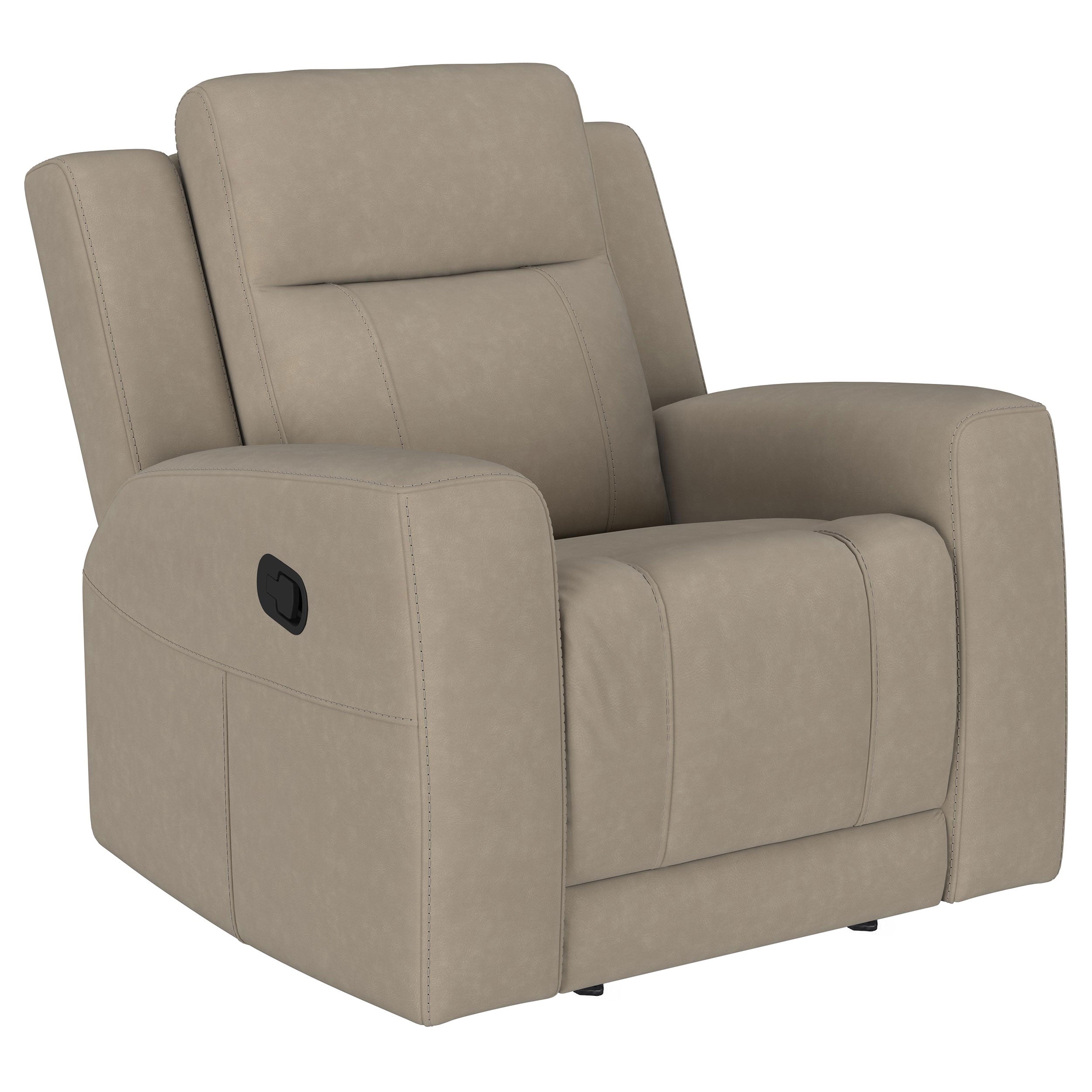 Brentwood Upholstered Recliner Chair Taupe-