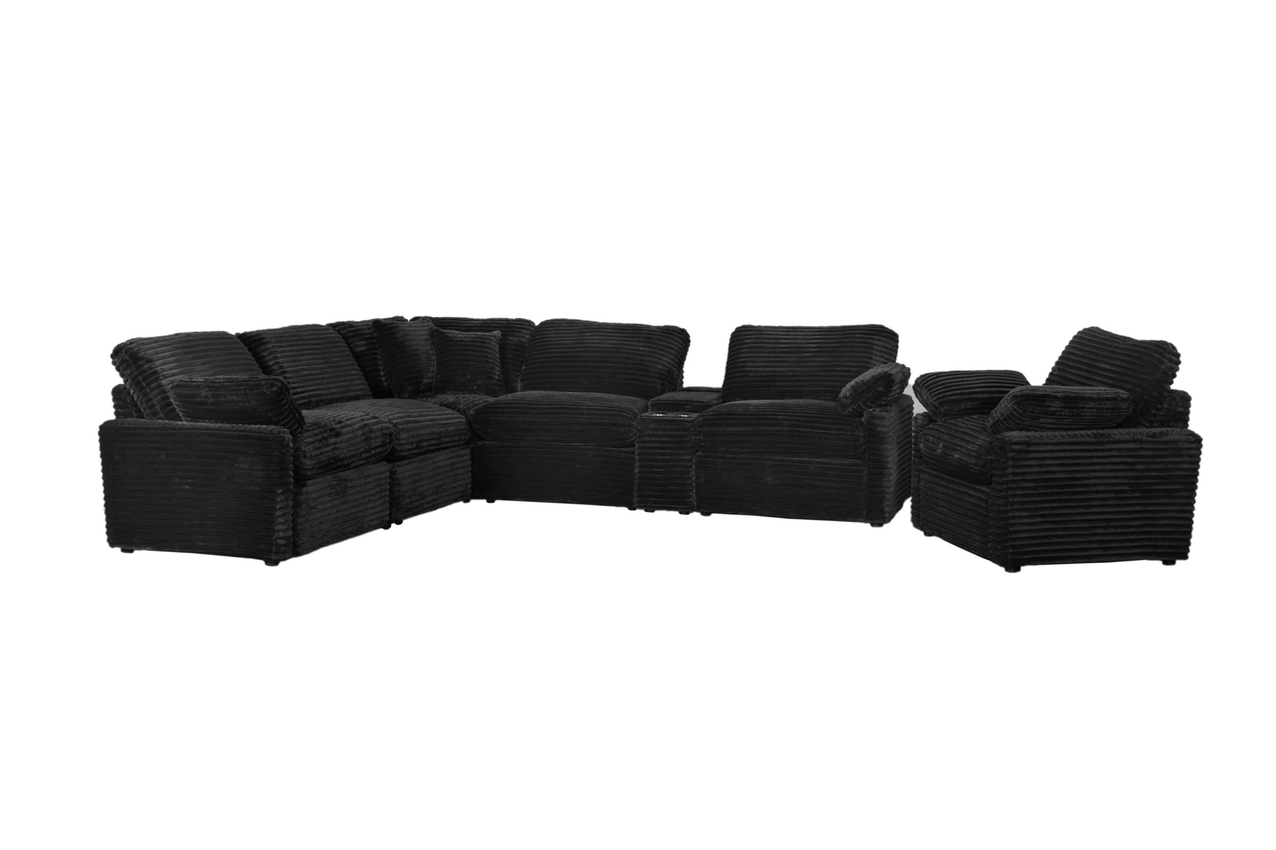 Collins Modular RAF Power Recliner Black-