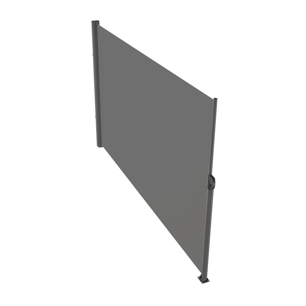 Retractable Side Awning, 71''118'' Aluminum Privacy Screen