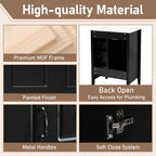 24 Inch Bathroom Vanity with Sink