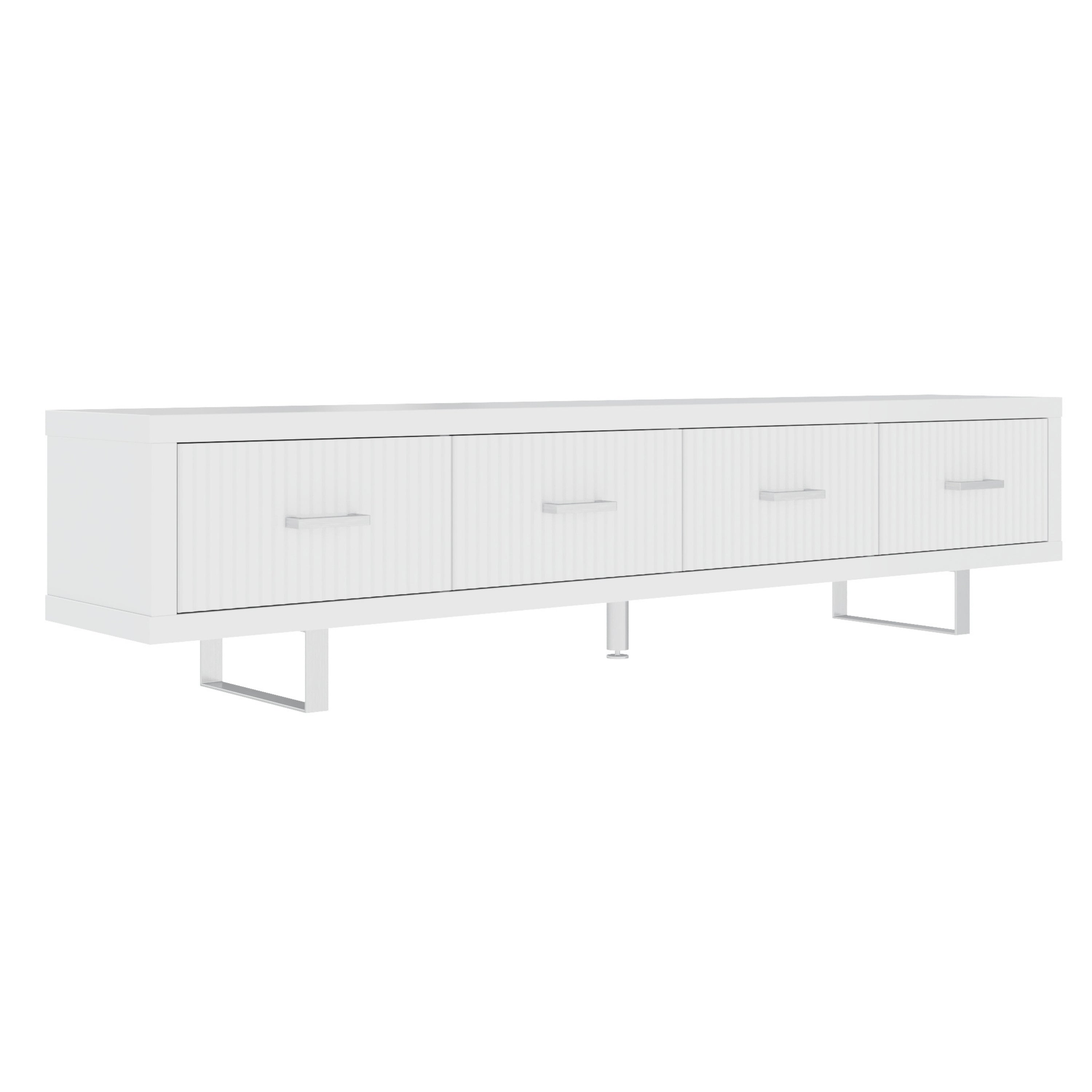 High Gloss TV Stand - 78.7 inches