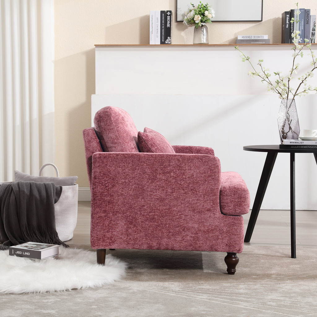 Wood Frame Armchair - Modern Accent Chair
