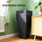Stackable Taper Planters, Set of 3 Flower Pots