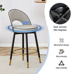 360° Rotatable Bar Chair Set of 2