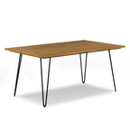 Hunter Dining Table in Brown and Light Brown