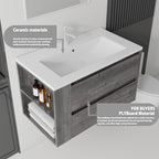 36 Inch Floating Bathroom Vanity with Sink