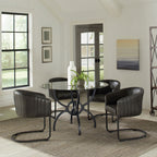 Marina Gunmetal 48-Inch Round Dining Table