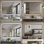 LED Bathroom Mirror - 48 x 24 Inch