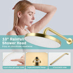 Luxury 3-Function Shower System Set - Solid