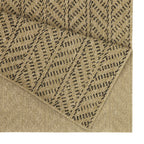 Earth GC_NTL1012 Jute/Black Area Rug
