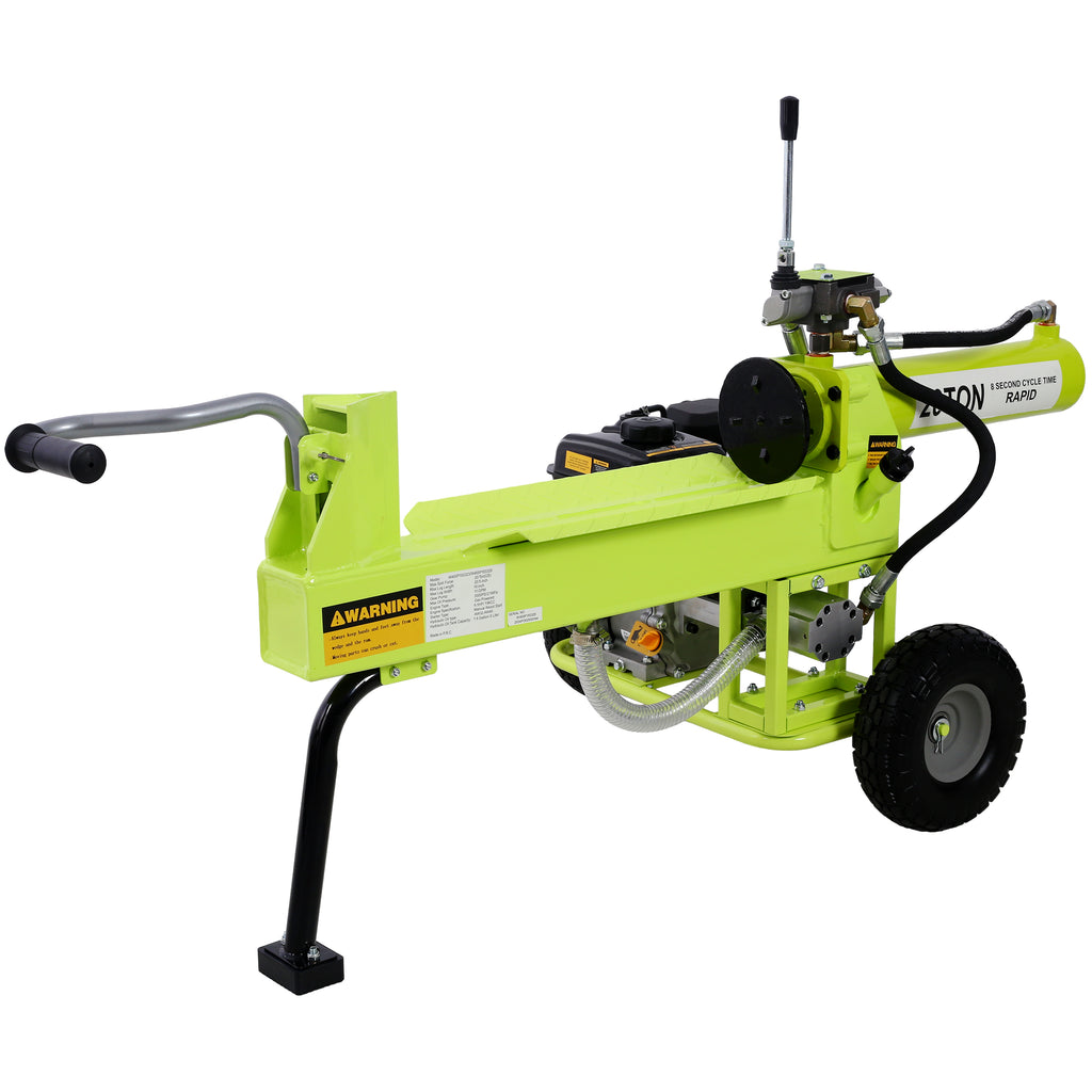 Log Splitter Portable 20 Ton Auto Return Ram System