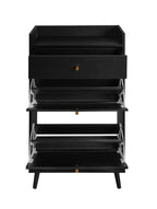 Rattan Allen 2 Door 1 Drawer Cabinet - Shoe Rack