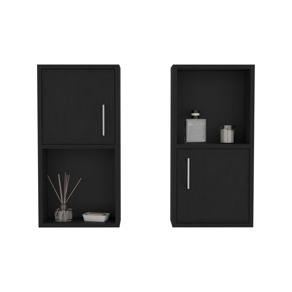 Wall Mounted Bathroom Medicine Cabinet - Eak 24" H, Two Doors