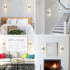 Resin Imitation Marble Wall Sconces Set of 2