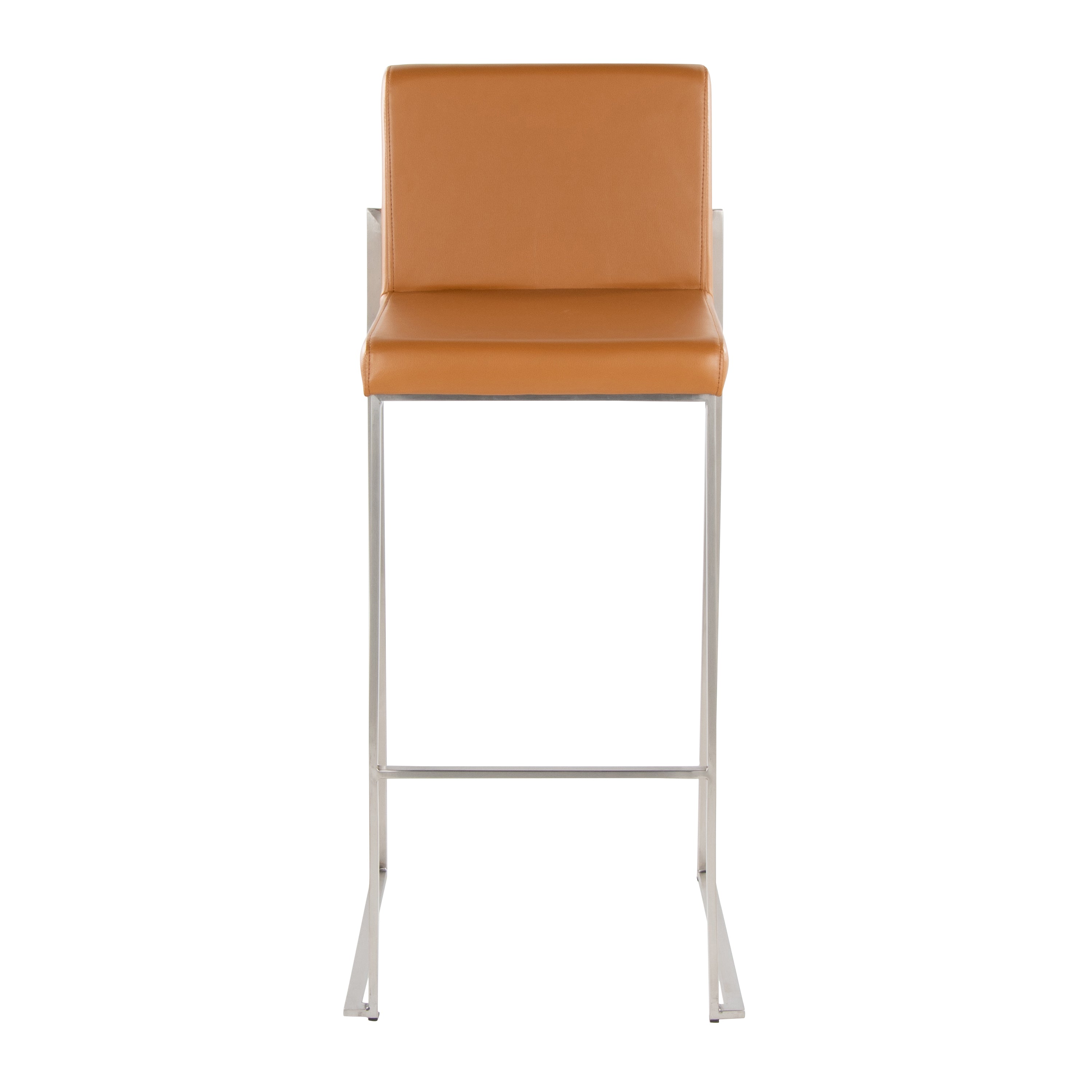 30" Contemporary High Back Barstool Set of 2