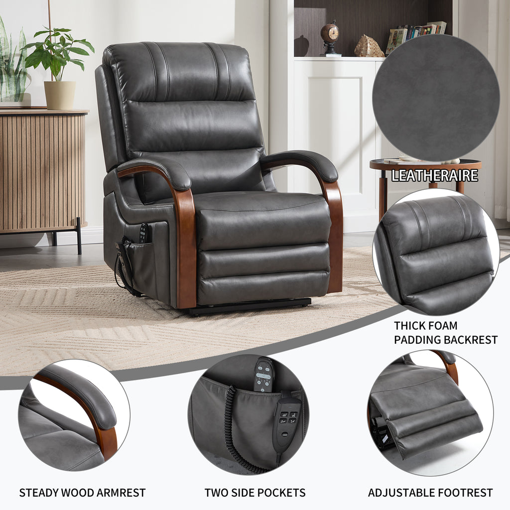 Power Dark Recliner Chair