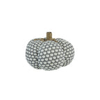 Set of 4 Knite Pumpkin Ornaments for Holiday Decor