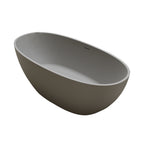 67'' Freestanding Bathtub Resin Stone Soaking Bathtub