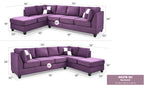 Malone G637B-SC Sectional (Without Ottoman)