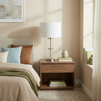 Echo Brushed Nickel Table Lamp
