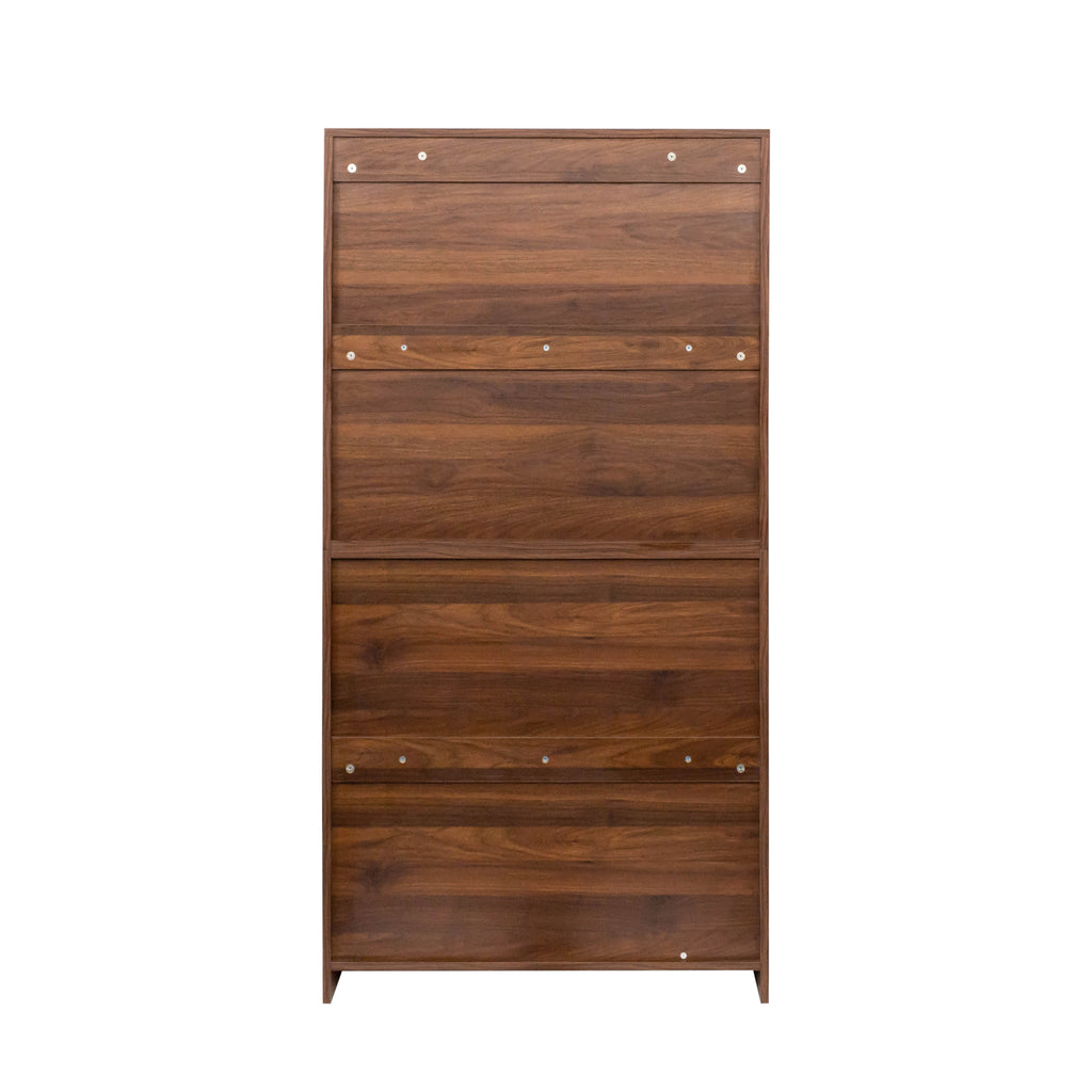 Contemporary Closed Back Glass Doors Office Storage Cabinet