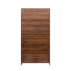 Contemporary Closed Back Glass Doors Office Storage Cabinet