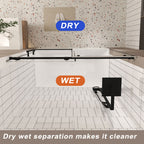 Frameless Shower Door 56-60"W x 60"H