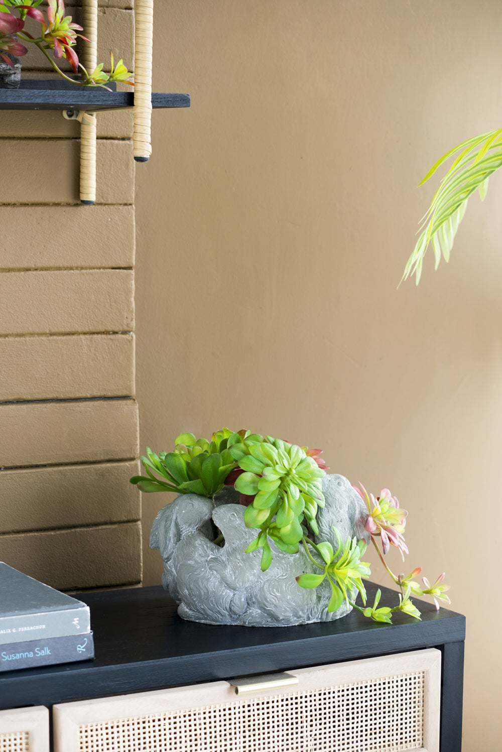 5 Bunny Cement Planter