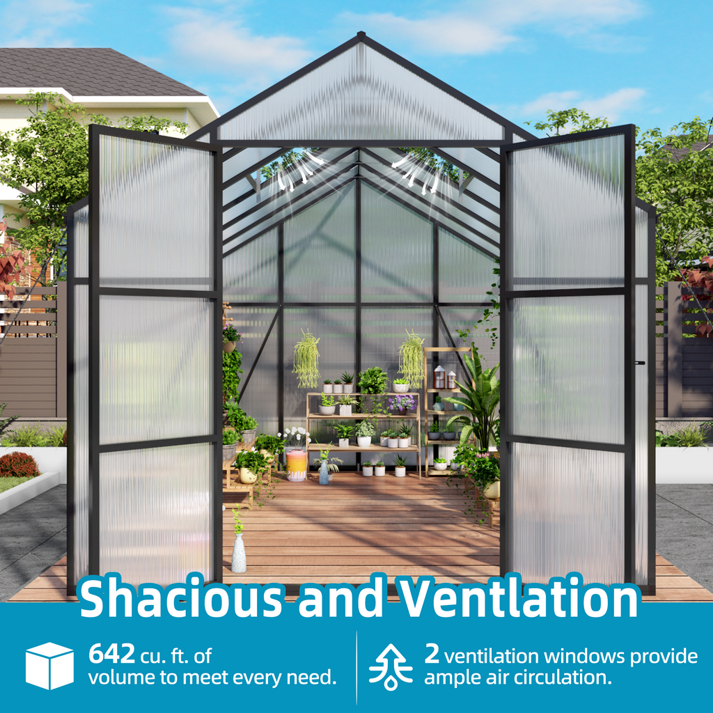 Newly Designed Greenhouse 8x12 FT