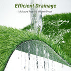 Realistic Deluxe Artificial Grass Synthetic Thick Lawn Turf Carpet