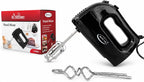 250-Watt 5 Speed Electric Hand Mixer with Whisk Attachment & Traditional Beaters