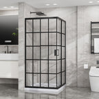 Goodyo Corner Shower Door 36 in. D x 36 in. W x 72 in. H