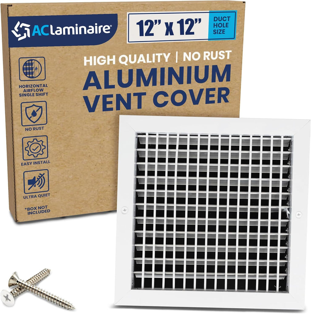 AC Register Vent Cover 12X12 Inch - Box of 10