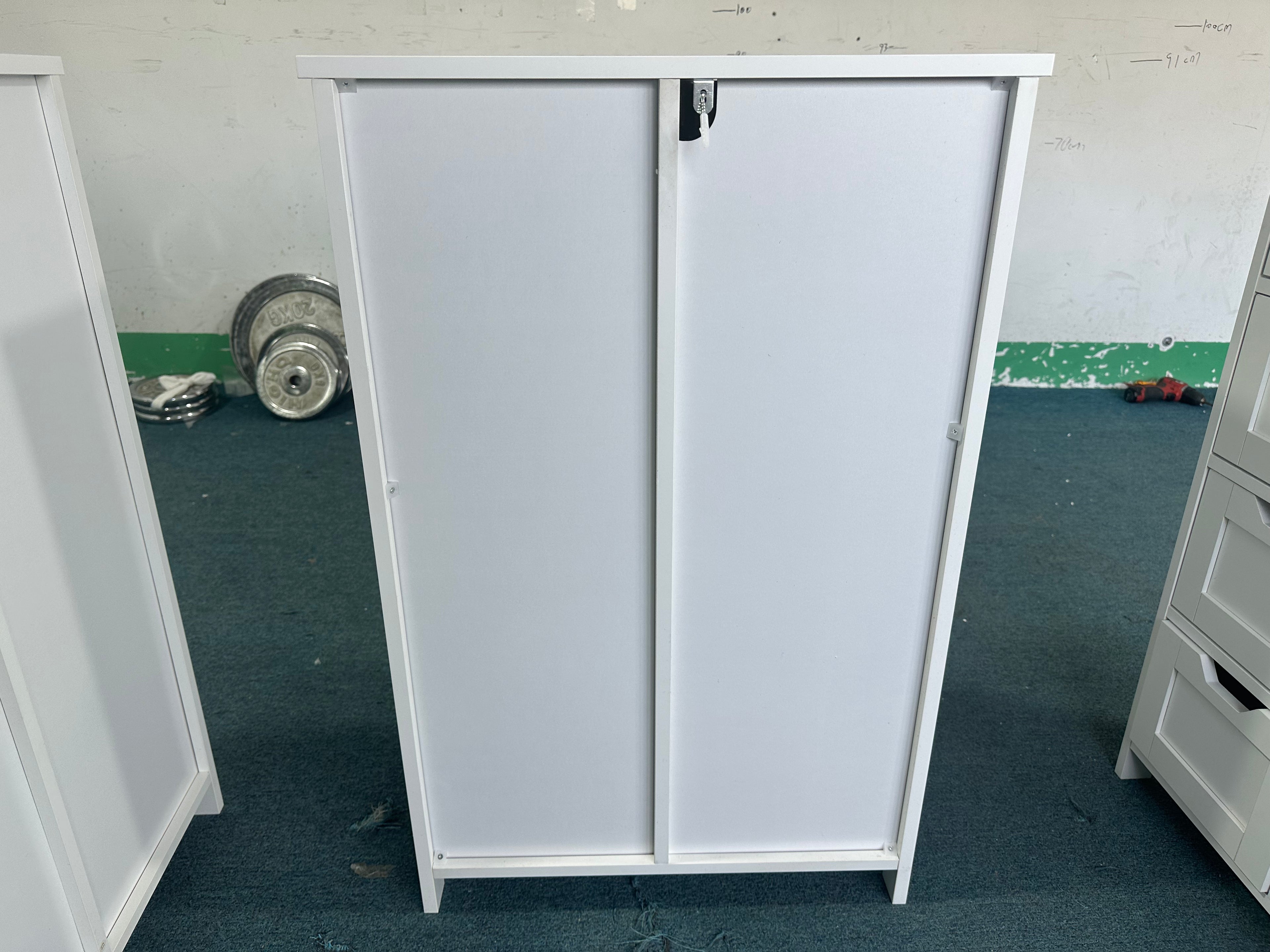 Bathroom Storage Cabinet with 4 Drawers and 1 Door