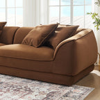WKS16C Camel Sofa with Detachable Pillowcase